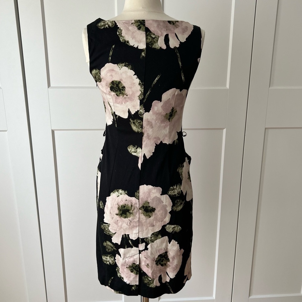 NINE WEST Floral Fitted Dress, sz.2 - Picture 4 of 8